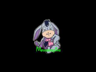 Winnie the Pooh Baby EEYORE with Pink Bow Disney Pin  