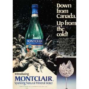 com 1979 Ad Allan Beverages Montclair Sparkling Natural Mineral Water 