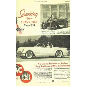  ac spark plugs 1953 chevrolet corvette ad 