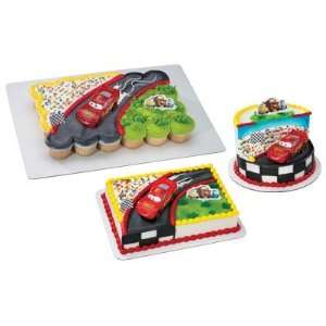    Disney Pixar Cars McQueen Race Scene Cake Topper Set Toys & Games