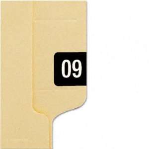  Smead Year 2009 End Tab Folder Labels SMD67909 Office 