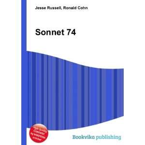  Sonnet 74 Ronald Cohn Jesse Russell Books