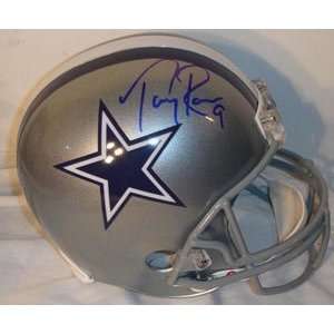  Signed Tony Romo Helmet   Replica