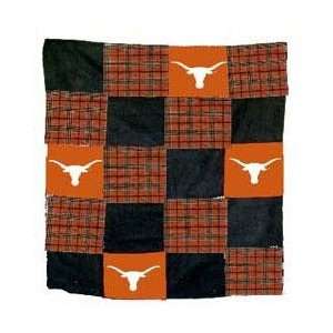   Longhorns 50X60 Patch Quilt Throw/Blanket/Bedspread