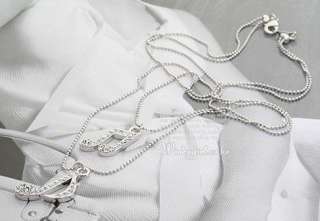 fashion Two chain music note elegant Necklace pendant South Korea hot 
