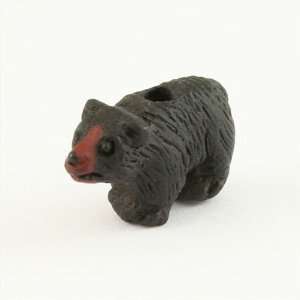    15mm Teeny Tiny Black Bear Ceramic Beads Arts, Crafts & Sewing