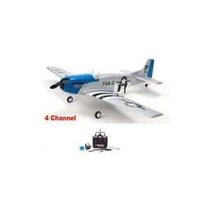  4 Channel P 51 Mustang Radio Control Airplane Offers 