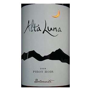  2009 Alta Luna Pinot Noir 750ml Grocery & Gourmet Food
