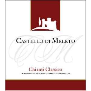   Castello Di Meleto Chianti Classico Docg 750ml Grocery & Gourmet Food