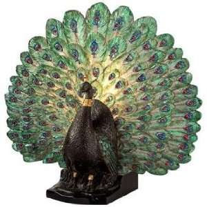  Peacock Accent Table Lamp