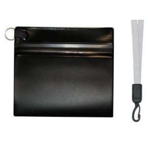   Pocket Waterproof Wallet with Silver Lanyard