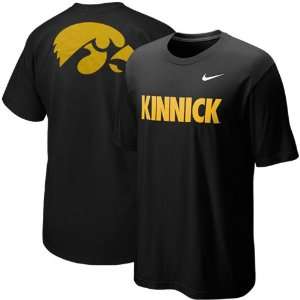  Nike Iowa Hawkeyes Campus Roar T shirt   Black (X Large 