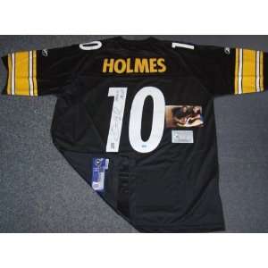 Creative Sports AJERPS HOLMES BLACK Santonio Holmes Hand Signed 