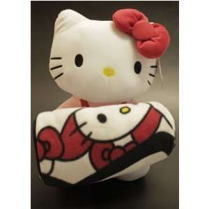  Hello Kitty Plush Doll & Blanket Set by Sanario Toys 