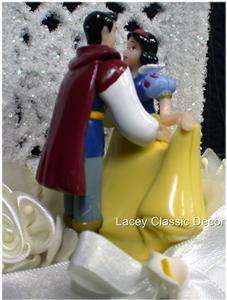 SNOW WHITE PRINCE CHARMING Disney Wedding Cake Topper 4  