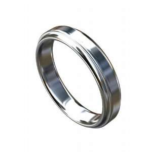  Solid 14K White Gold Classic Wedding Band P&P Luxury 