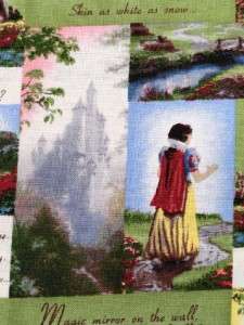   Disney Dream Collection Thomas Kinkade Snow White Fabric BTY  