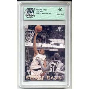   Chris Paul 2003 Old Judge Rookie PGI 10 1st Card Ever Sports