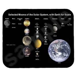  Moons of the Solar System Mouse Pad