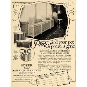   Radiator Furniture Schleicher Gary   Original Print Ad