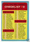 1963 Topps FOOTBALL #170 Checklist Card   Unmarked