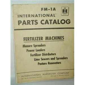 Fertilizer machines parts catalog, manure spreaders, power loaders and 
