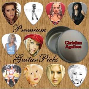  Christina Aguilera Premium Guitar Picks X 10 In Tin (0 