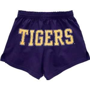    LSU Tigers Womens Purple Authentic Soffe Shorts