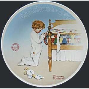 Christmas Prayer (Norman Rockwell Collectors Plate)