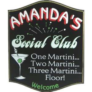  Custom Social Club Sign