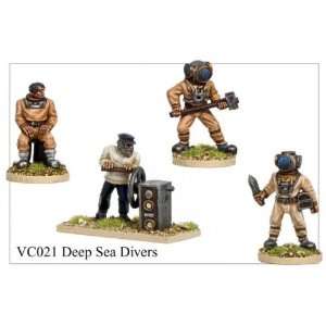  28mm Victorian Deep Sea Divers Toys & Games