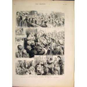  Festival London Hospital Children Shadwell Print 1883