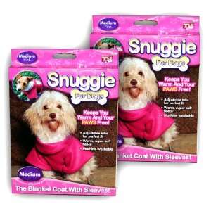  SNUGGIE FOR DOGS   SIZE MEDIUM PINK SET OF 2 