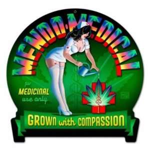    Mendo Medical Vintage Metal Sign 420 Medicinal