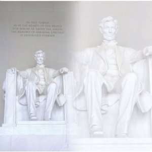 Lincoln Memorial Background 12 x 12 Paper