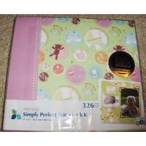  Baby Steps Simply Perfect Scrapbook Kit 326 Piece Set 8 x 
