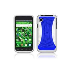   Xmatrix Rear Protex   White on Blue Cell Phones & Accessories