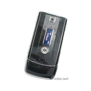   Plastic Protector Phone Cover Case Transparent Smoke For Motorola W385