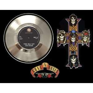  Guns n Roses Sweet Child Of Mine Framed Silver Record A3 
