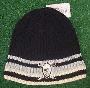 Oakland Raiders Reebok Beanie Knit Hat Skull Cap  