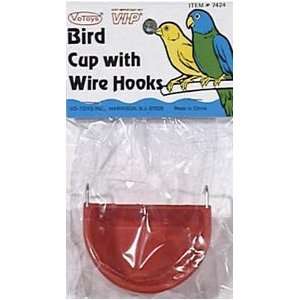  Vo Toys Seed Cup with Wire Hooks Size 2.5in