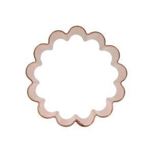  Circle Cookie Cutter   3 inch (Scalloped Edge) Kitchen 
