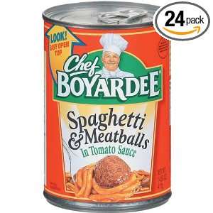 Chef Boyardee Spaghetti and Meatballs, 14.5 Ounce (Pack of 24)