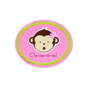  Pink Mod Monkey Stickers (4 sheets) Toys & Games