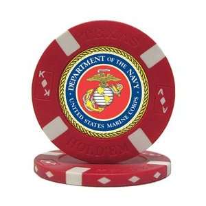   Seal on Big Slick Texas Holdem Poker Chip