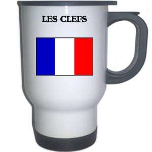  France   LES CLEFS White Stainless Steel Mug Everything 