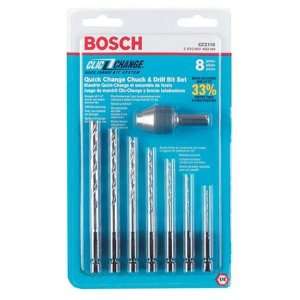 Bosch CC2110 Clic Change 8 Piece Twist Drill Bit Assortment with Clic 