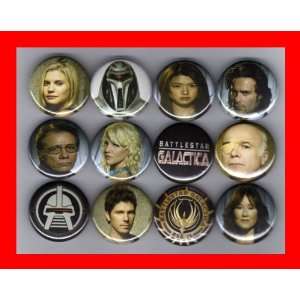  Battlestar Galactica Set of 12   1 Inch Magnets 