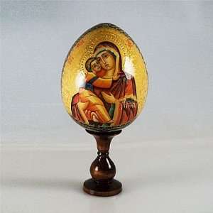  Decorative Egg Vladimirskaya Holy Mother (Old Russian 