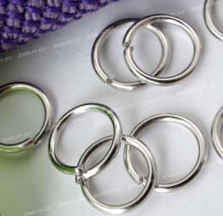 silver circle ring connector spacer bead jewellery finding jump ring